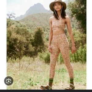 THE GREAT. Floral Print Pants